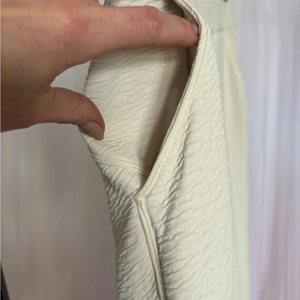 Lululemon Can You Feel The Pleat Crop 
Light Ivory (First Release) - Picture 3 of 9